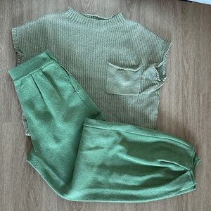 Free People Freya Set Green XS